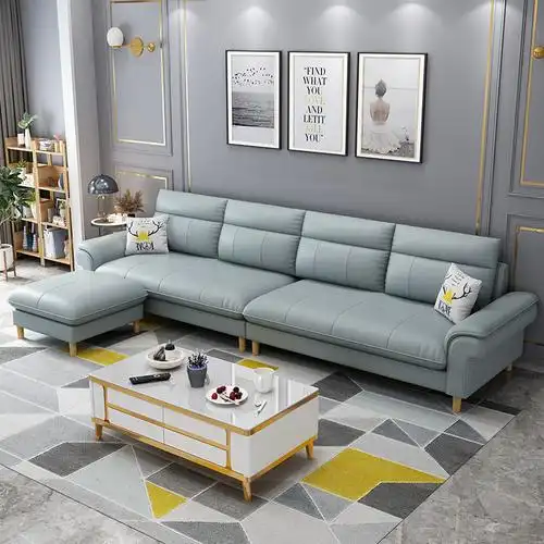 北欧布艺沙发客厅组合套装现代简约小户户型2020新款布艺沙发