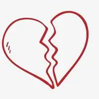 分手的爱心裂的图片 心形撕裂形容分手图片_微信头像图片大全