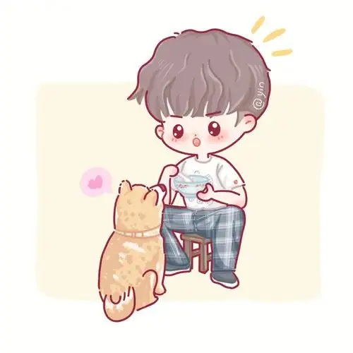 张艺兴q版卡通人物2100