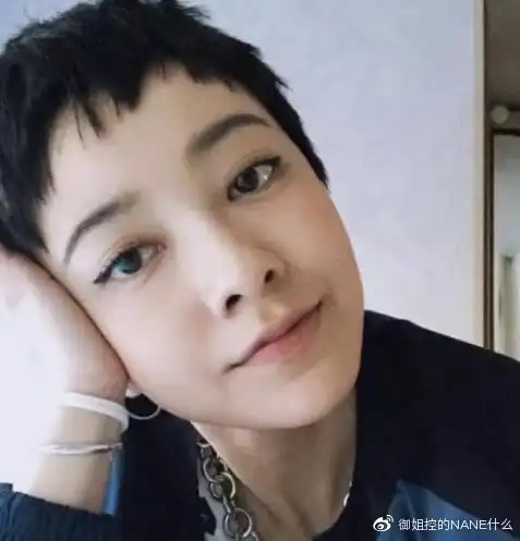 一说到最适合短发的女明星,郭采洁至少要排前三,她的狗啃寸头好看又