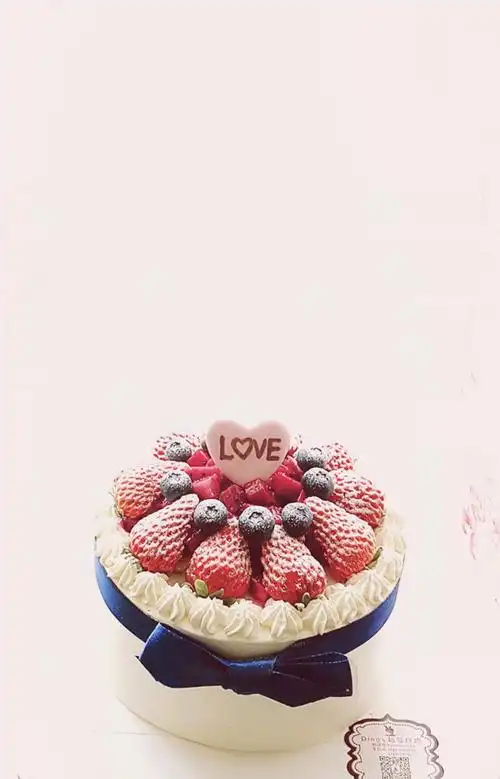 水果生日蛋糕,唯美