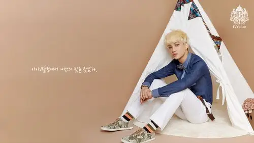 exo学生装时尚帅气写真电脑桌面壁纸