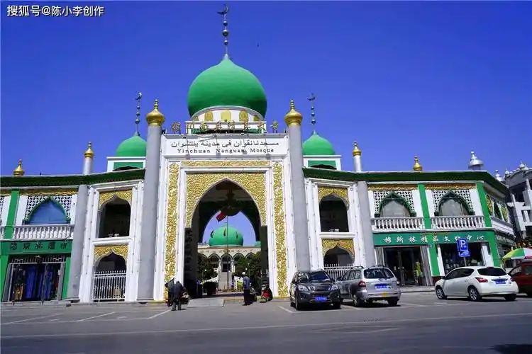 原创走进南关清真大寺欣赏阿拉伯风格建筑装饰华丽精致宏伟壮观