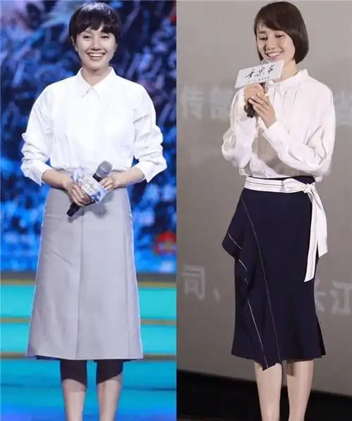 中年女人为什么劝你裙要过膝裤别穿紧看45岁袁泉就明白了