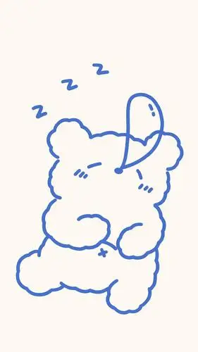 卡通俏皮可爱风壁纸手绘图