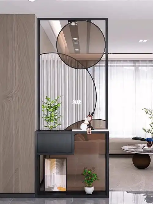 现代入户玄关隔断柜设计效果图分享推荐
