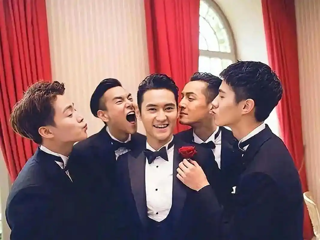 袁弘#张歆艺 #最帅伴郎团##我 - 抖音