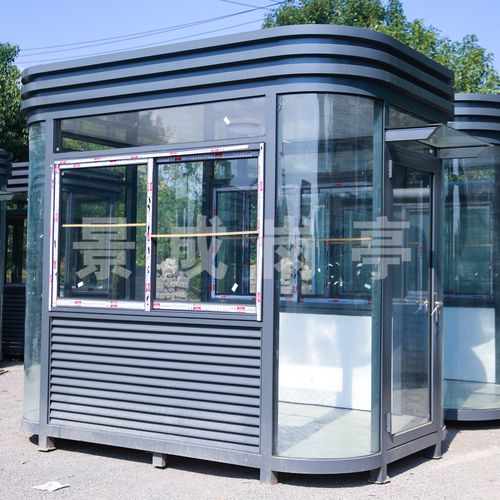 钢结构保安亭户外停车场收费亭小区学校值班室门卫室保安物业岗亭