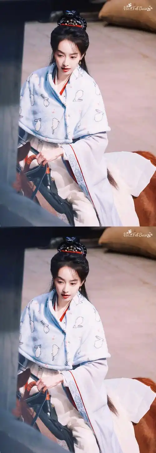 宋茜山河枕古装造型