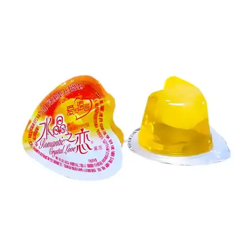 喜之郎水晶之恋恋心型果冻少女零食布丁婚庆回礼果冻