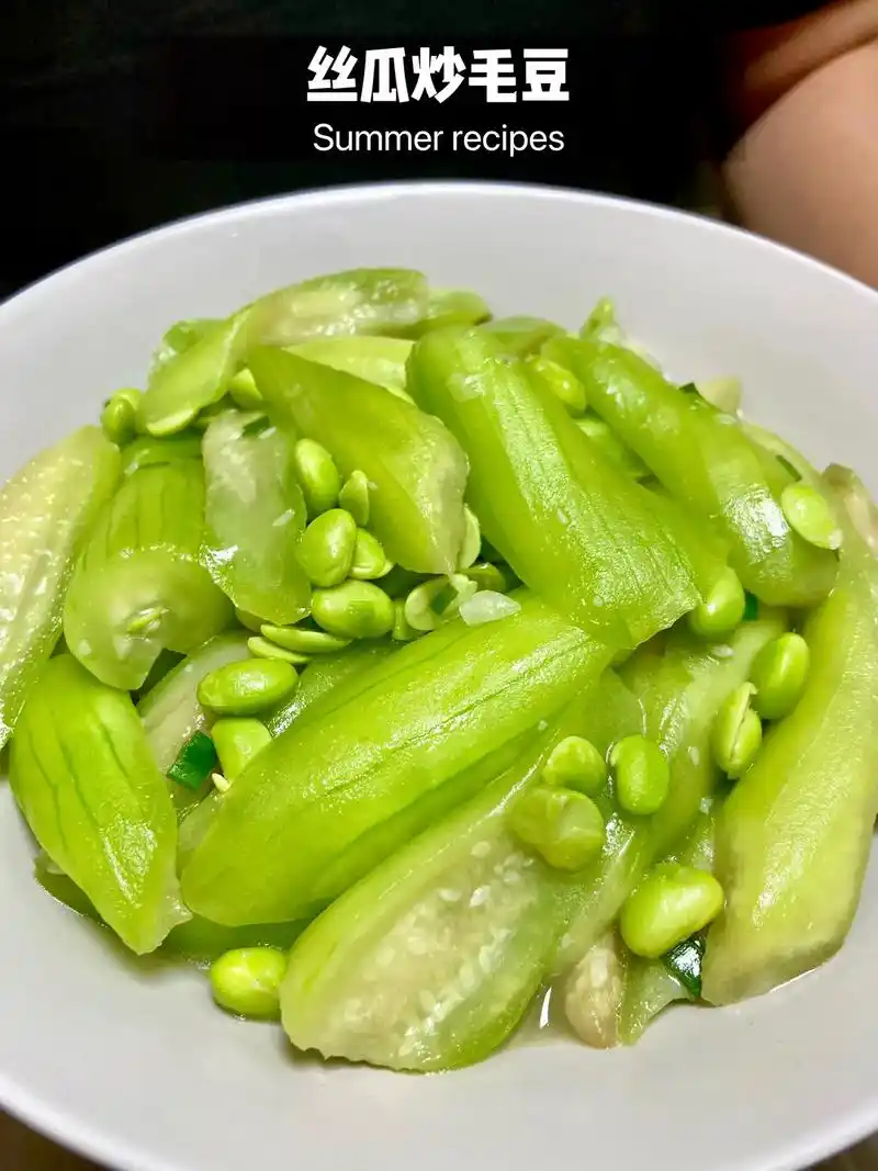 没有丝瓜炒毛豆的夏天才不是 - 抖音