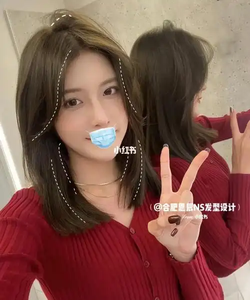 78超级适合方脸圆脸方脸女生的锁骨发发型