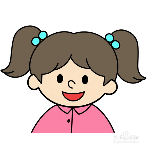 小女孩的简笔画怎么画