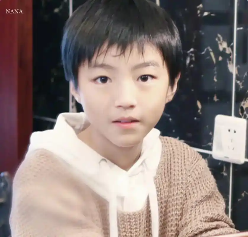 小时候崽崽真的敲可爱 肉嘟嘟的小脸好想rua一口 #王俊凯  - 抖音