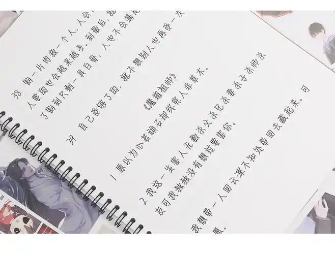 y撒野伪装学渣原耽天官赐福耽美周边字帖练字帖成人情书翩翩体字帖