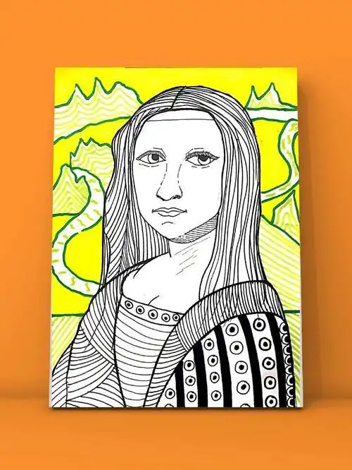 蒙娜丽莎画蒙娜丽莎画像