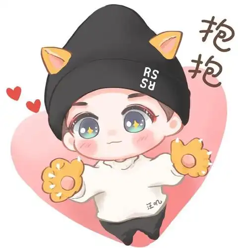 王一博:饭绘卡通q版图集,奇奇怪怪的可爱王甜甜,祝你平安喜乐