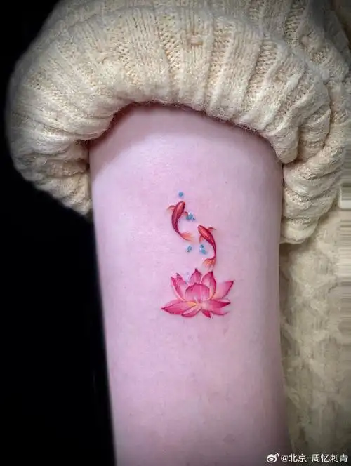 纹身分享##纹身设计##莲花纹身