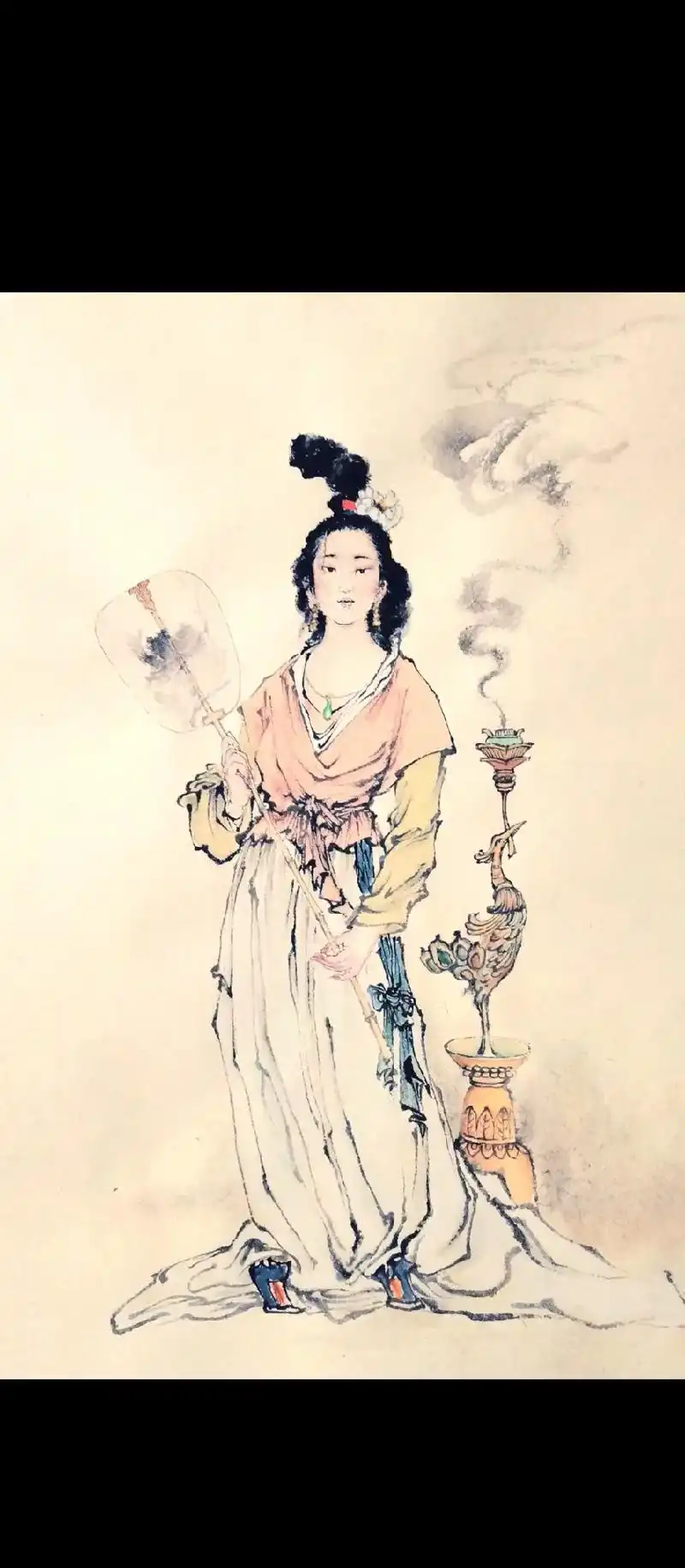 写意人物 #人物画 #国画人物  #仕女图#古风#古风美人 - 抖音