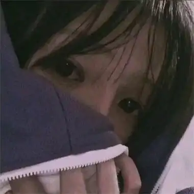 黑白丧系女头真人图片高清优质伤感真人女头