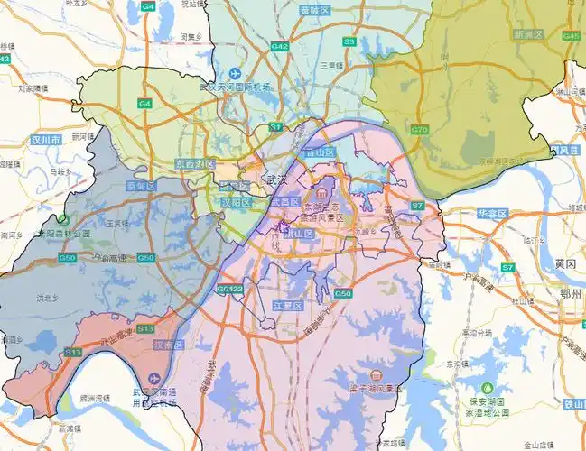 湖北省武汉市有什么区