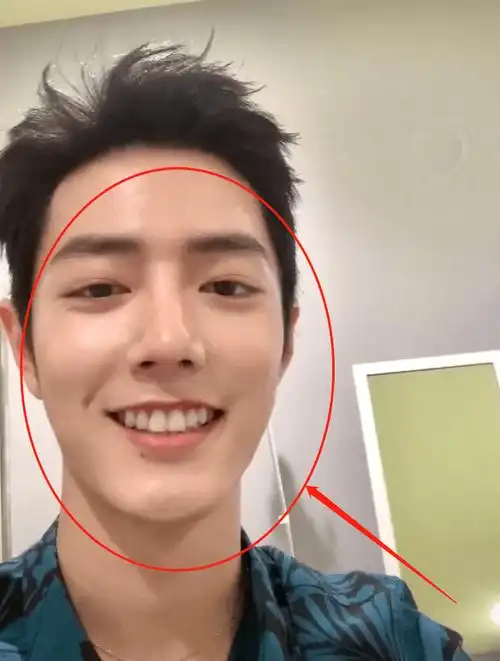 原创肖战用大嘴特效自拍看清无美颜下的皮肤状态果然有颜就是任性