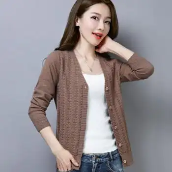 【尚格帛女士短外套】尚格帛 2019秋季新品女装时尚女针织开衫外套