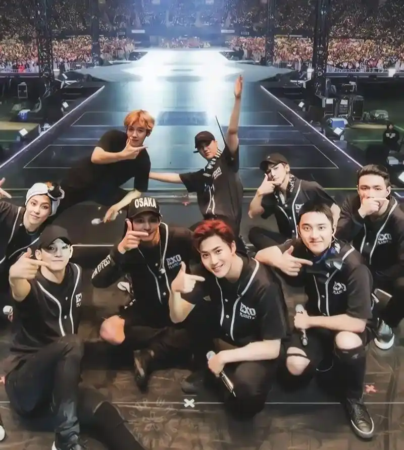 exo 不知道从什么时候开始九个人的合体好像成了一种奢望# - 抖音