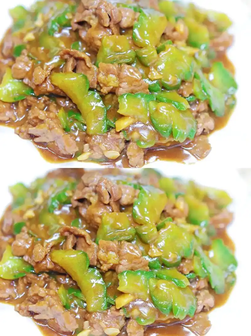 快手家常菜之苦瓜炒牛肉