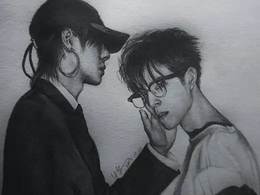 王一博 肖战|插画|创作习作|比一哦_原创作品-站酷zcool