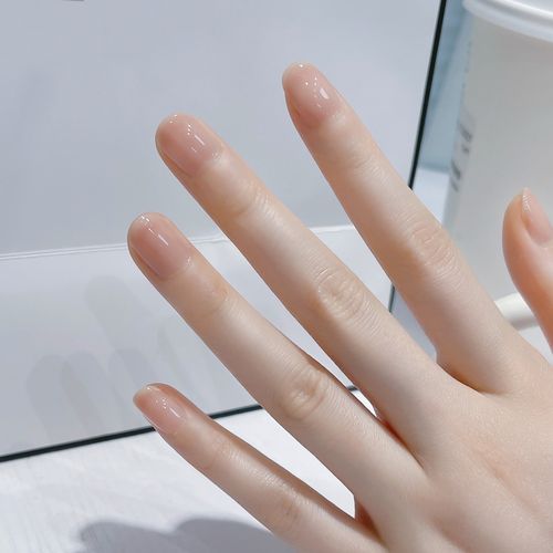 裸色指甲油免烤持久快干2022年新款夏季透明透色甲油胶