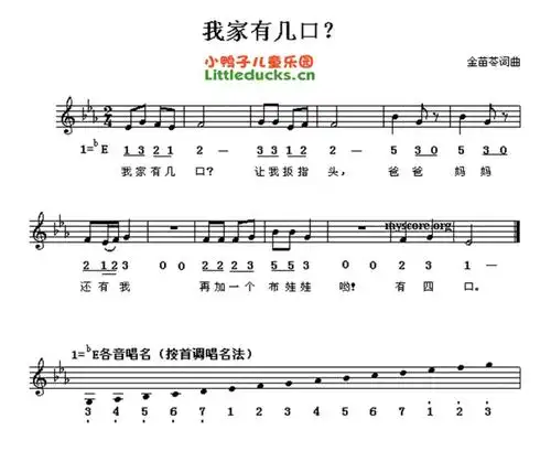 小班艺术—《我家有几口》