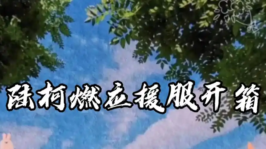 陆柯燃焕燃色的应援服真不错