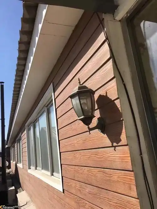 仿木纹纤维水泥外墙挂板的安装