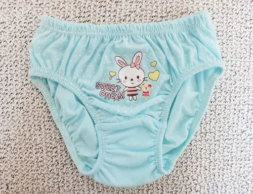 外贸原单儿童内衣 女童装可爱兔子图案纯棉三角裤 厂家直销内裤