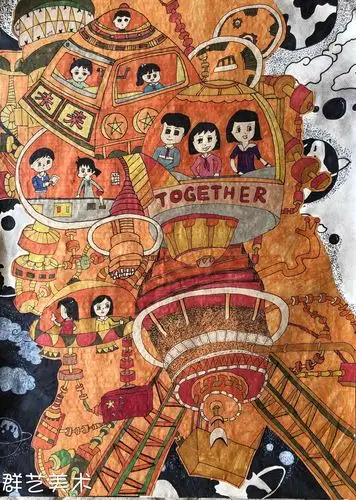 南平群艺美术2019年"国寿小画家"第九届少年儿童绘画比赛南平选区作品