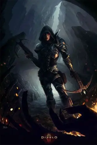 《暗黑3》精美插画高清手机壁纸