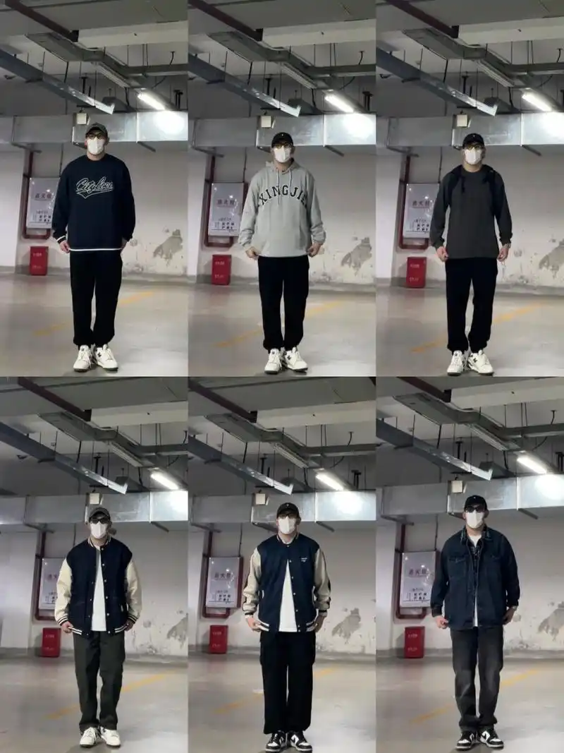 181cm 180斤微胖男生秋季穿搭|一周穿搭指南 一周六套每天不重样!