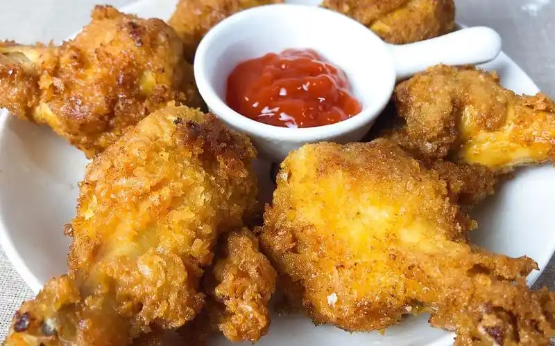 大厨传授的香酥炸鸡腿做法,外酥里嫩,好吃回味无穷