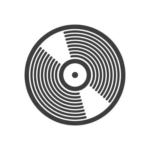 唱片,计算机图标,黑白图片,艺术,迪斯科矢量图素材_id:317047283