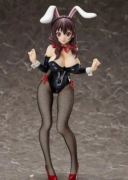 《为美好的世界献上祝福》悠悠兔女郎手办 豪乳翘臀面容娇羞