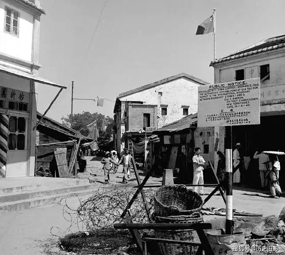 1949年深圳中英街旧照当今的爱国主义教育基地