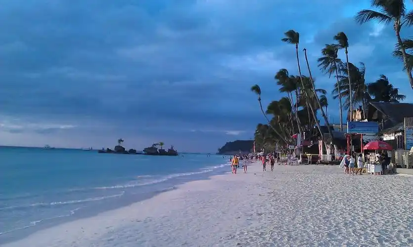 美丽的菲律宾海岸风景