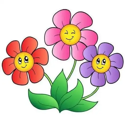 小花卡通画简笔画 简笔画图片大全-普车都