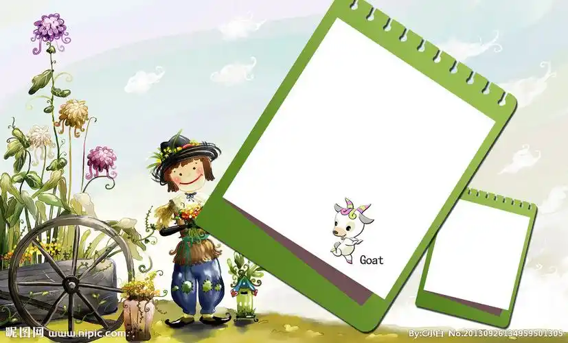 卡通 相册模板图片