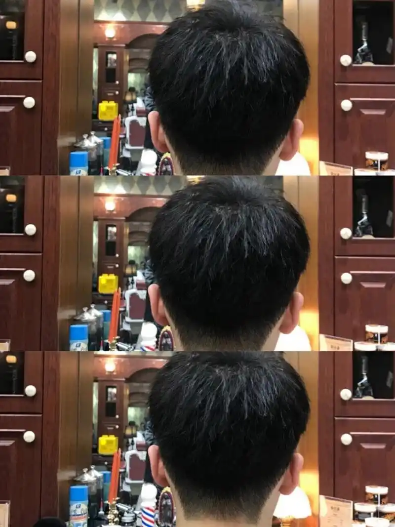 男生90后脑勺这样剪,也太好看了 重庆男士发型 男生发型78 男士