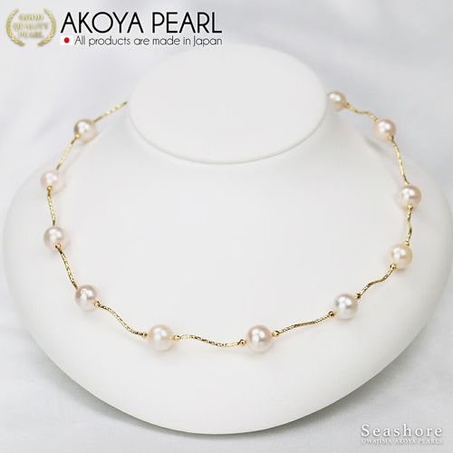 akoya【爱媛县特产】日本进口akoya珍珠项链女士 8.5-9.