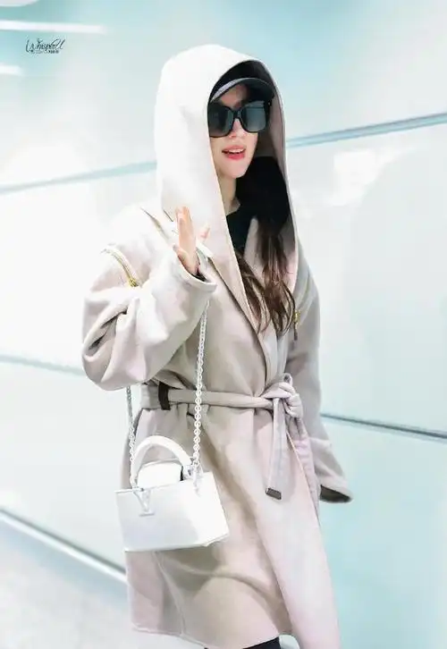 刘亦菲大墨镜走机场 星范儿十足|街拍|巴黎_网易订阅