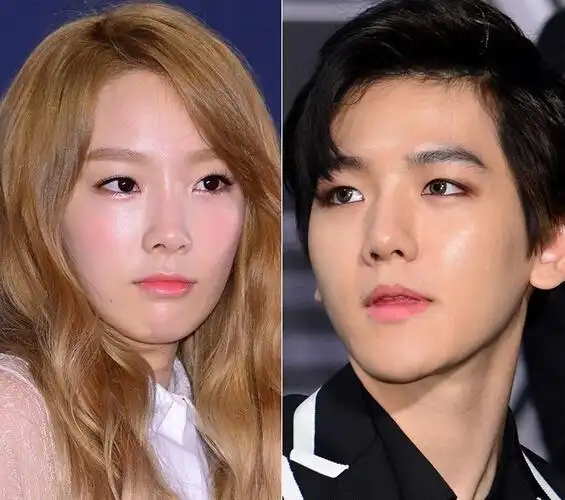 少女时代金泰妍&exo边伯贤2016年1月1日,两人恋情曝光,看