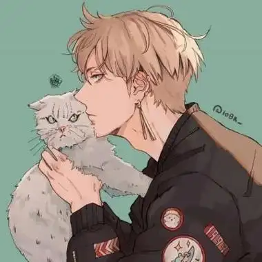 高冷酷盖手绘个性男生头像